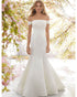 2018 Mermaid Wedding Dresses Off The Shoulder Sexy Bridal Wedding Gown with Chapel Train